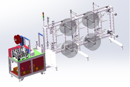 N95 Semi Auto Mask Making Machine