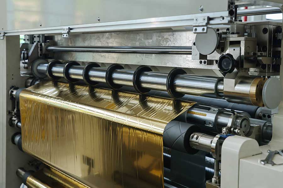 The technological innovation of the hot stamping foil slitting machine has helped the greeting card making industry to open an era of high efficiency and exquisiteness